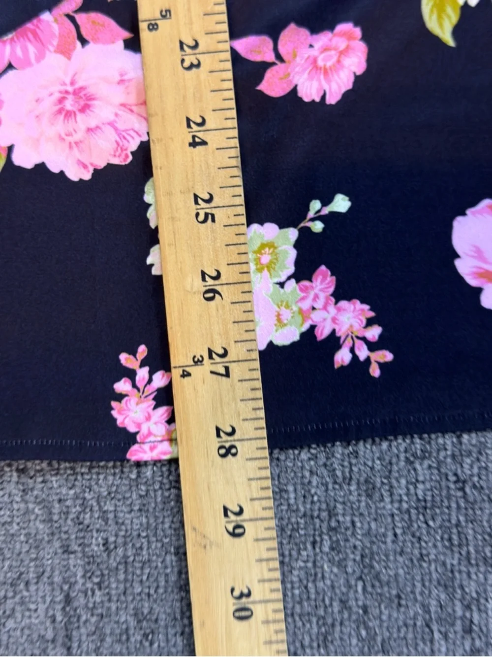 For Love & Lemons Floral Black and Pink Women's Skirt Size Medium - Picture 10 of 15